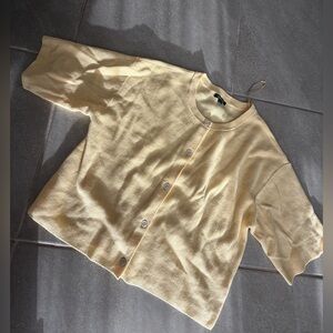 Wild Fable Yellow Button-Up Top